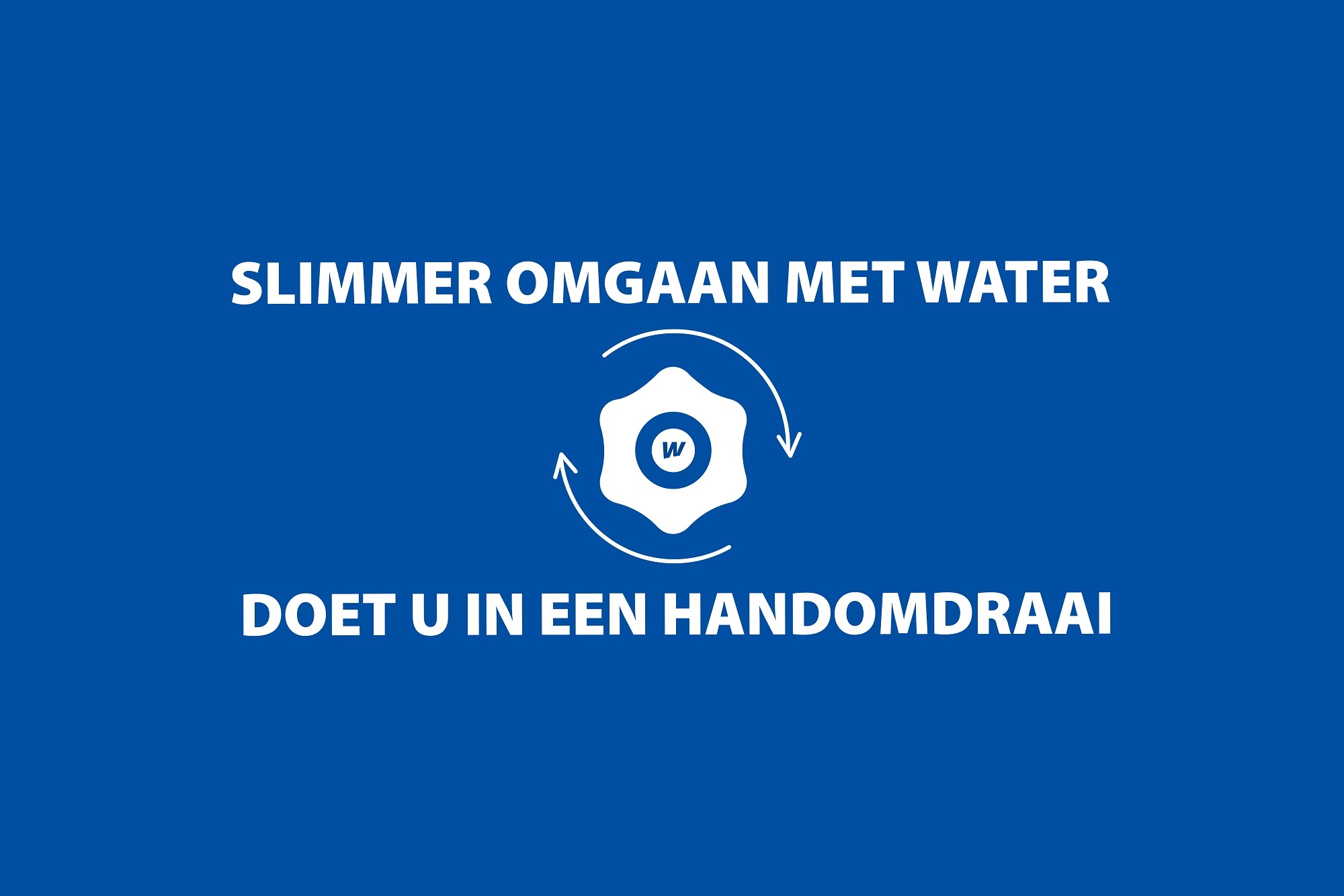 banner slimmer omgaan met water