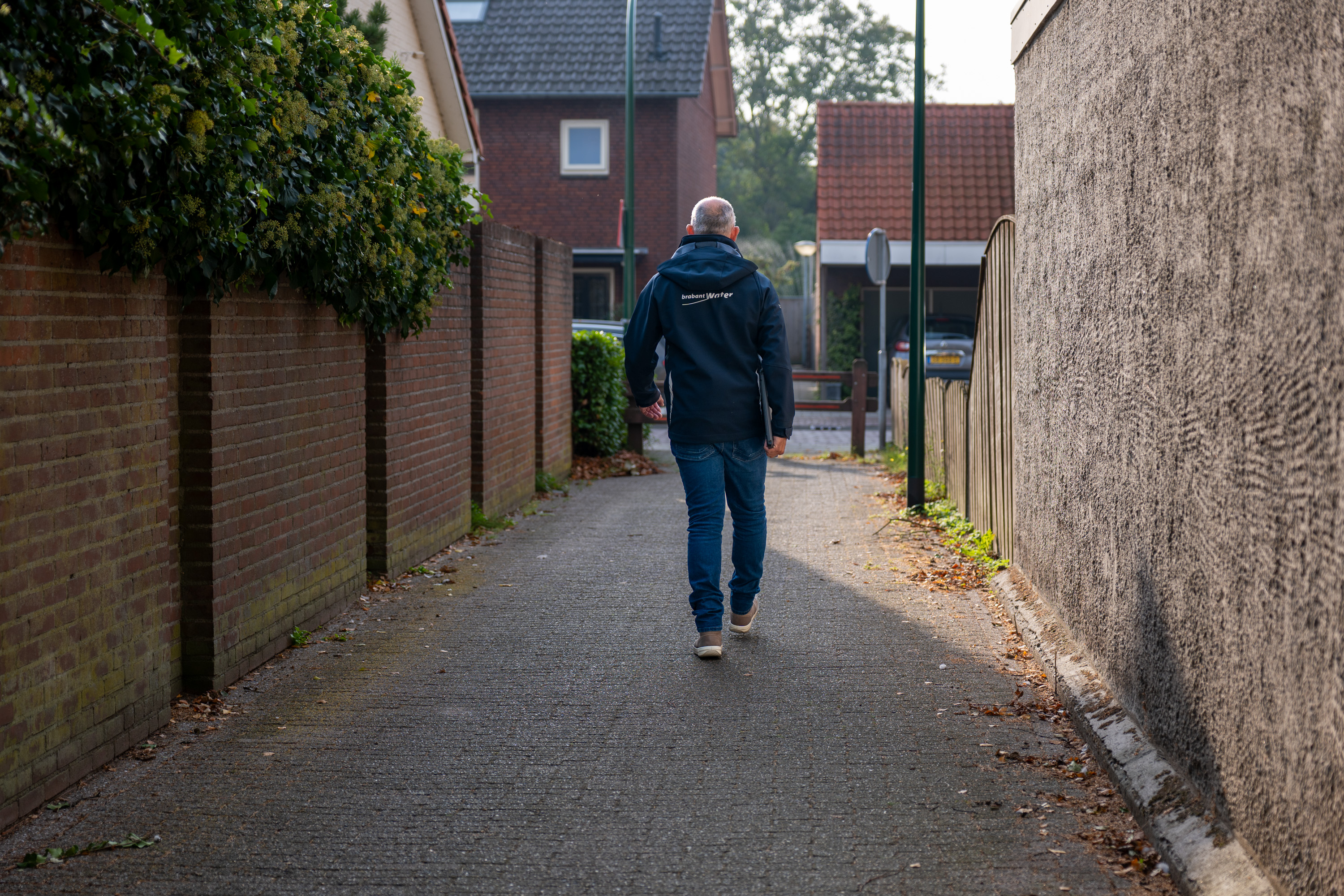 wandelen door de wijk