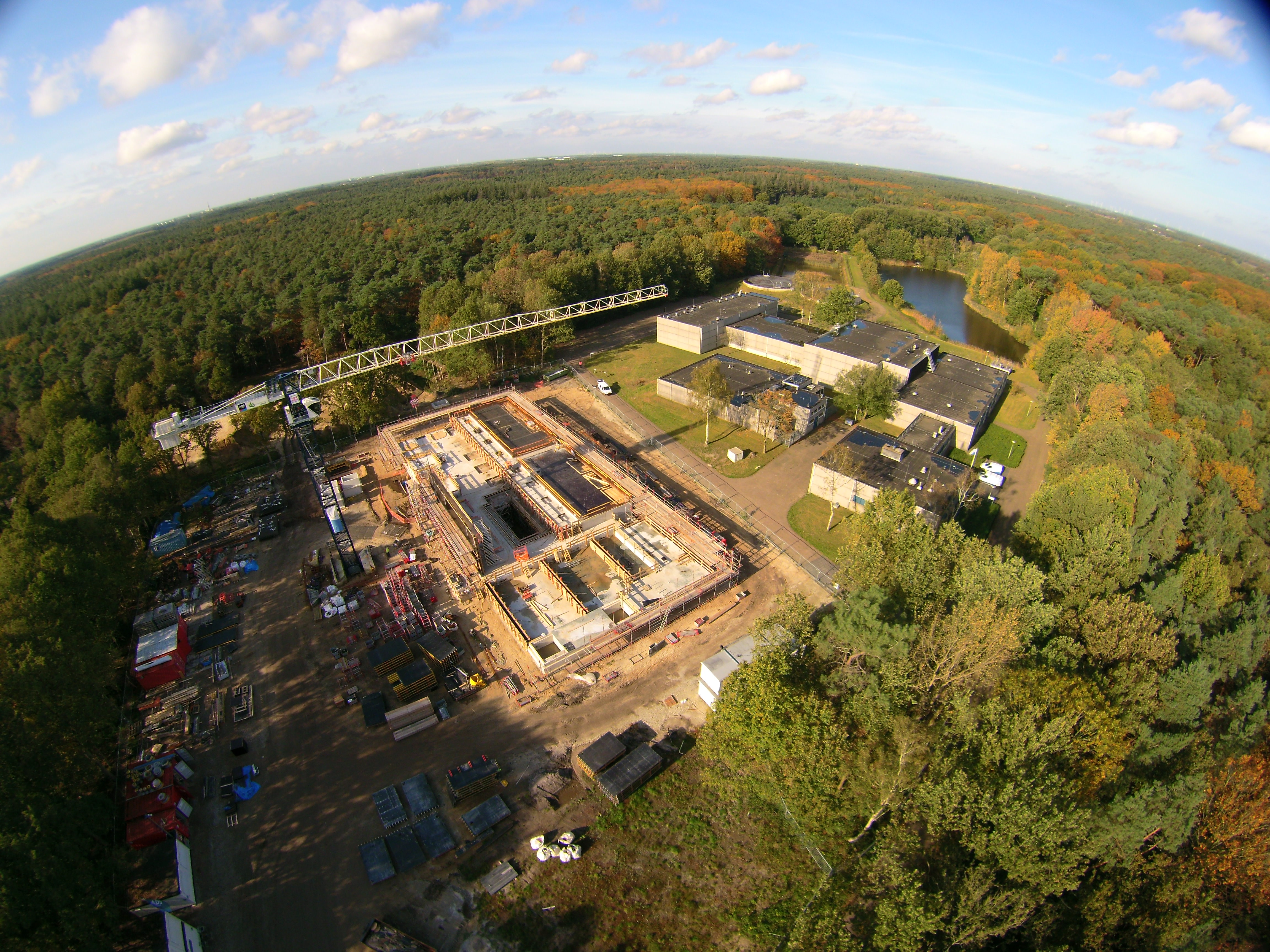 Waterproductiebedrijf Schijf in aanbouw