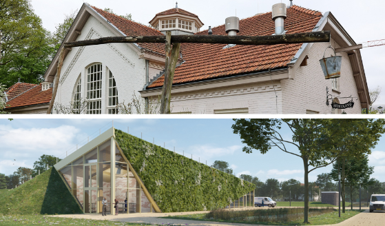 Oudheidkamer versus nieuw pompstation