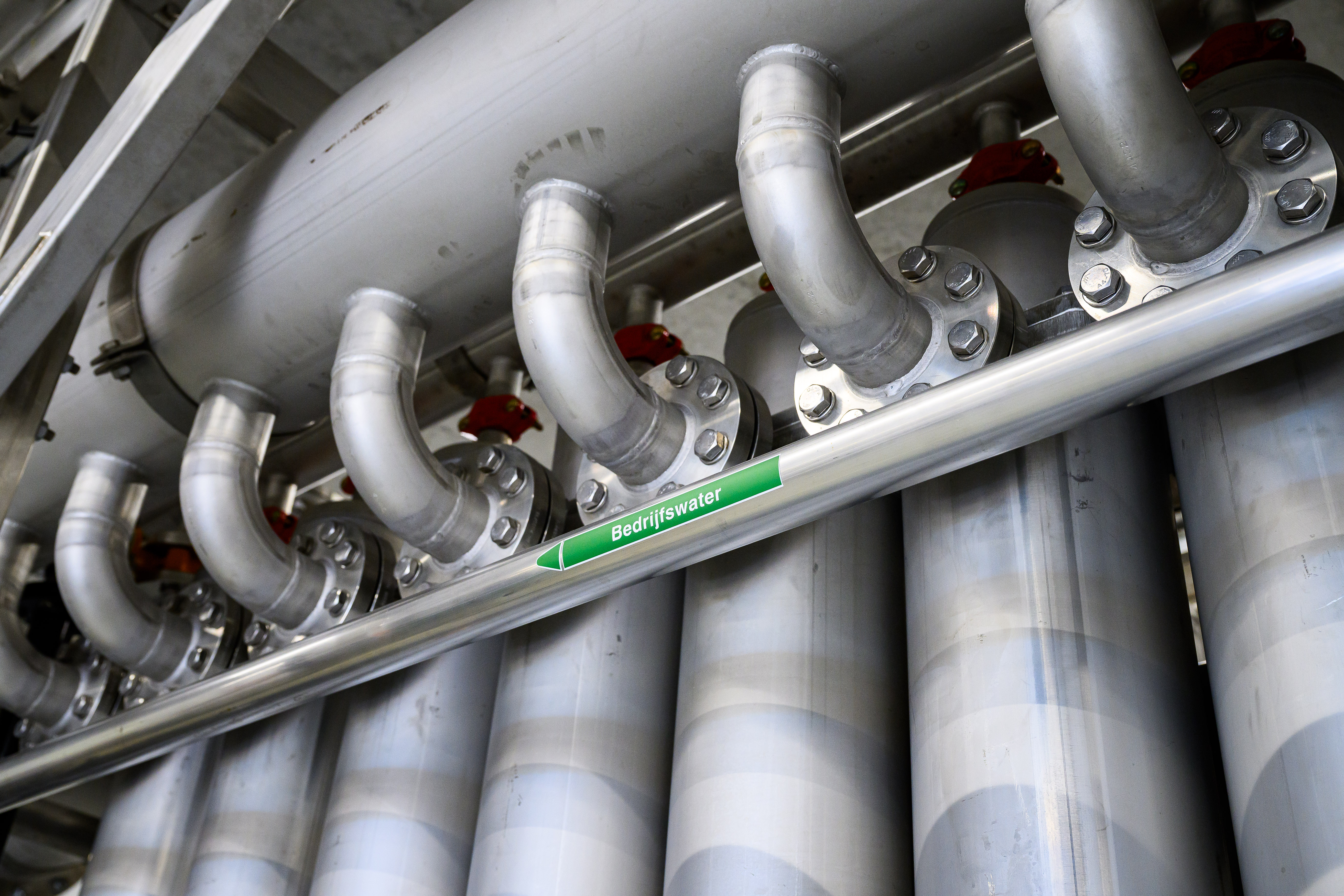 spoelwaterterugwinunit in Loosbroek van dichtbij