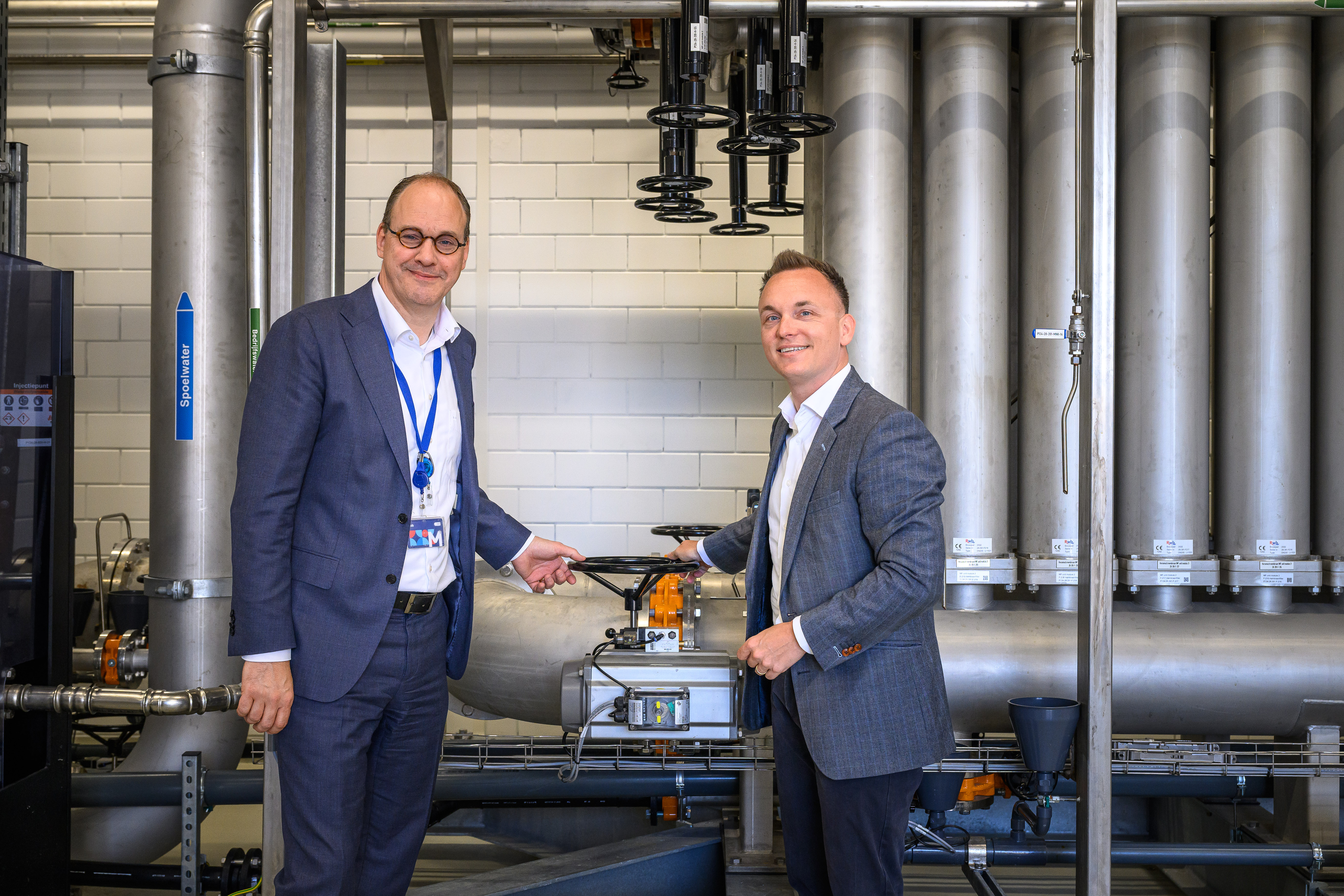 opening spoelwaterterugwinunit