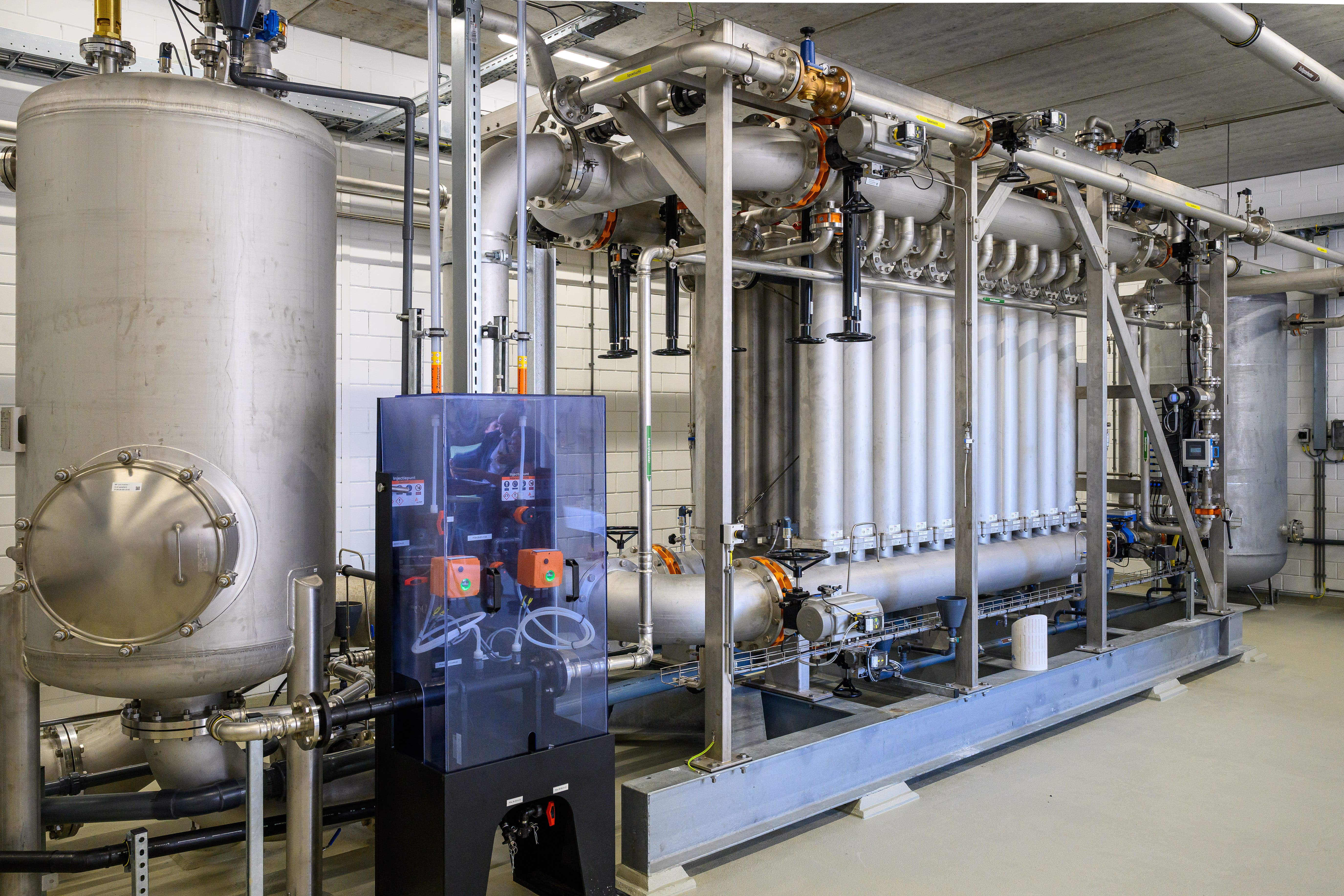 spoelwaterterugwinunit in Loosbroek