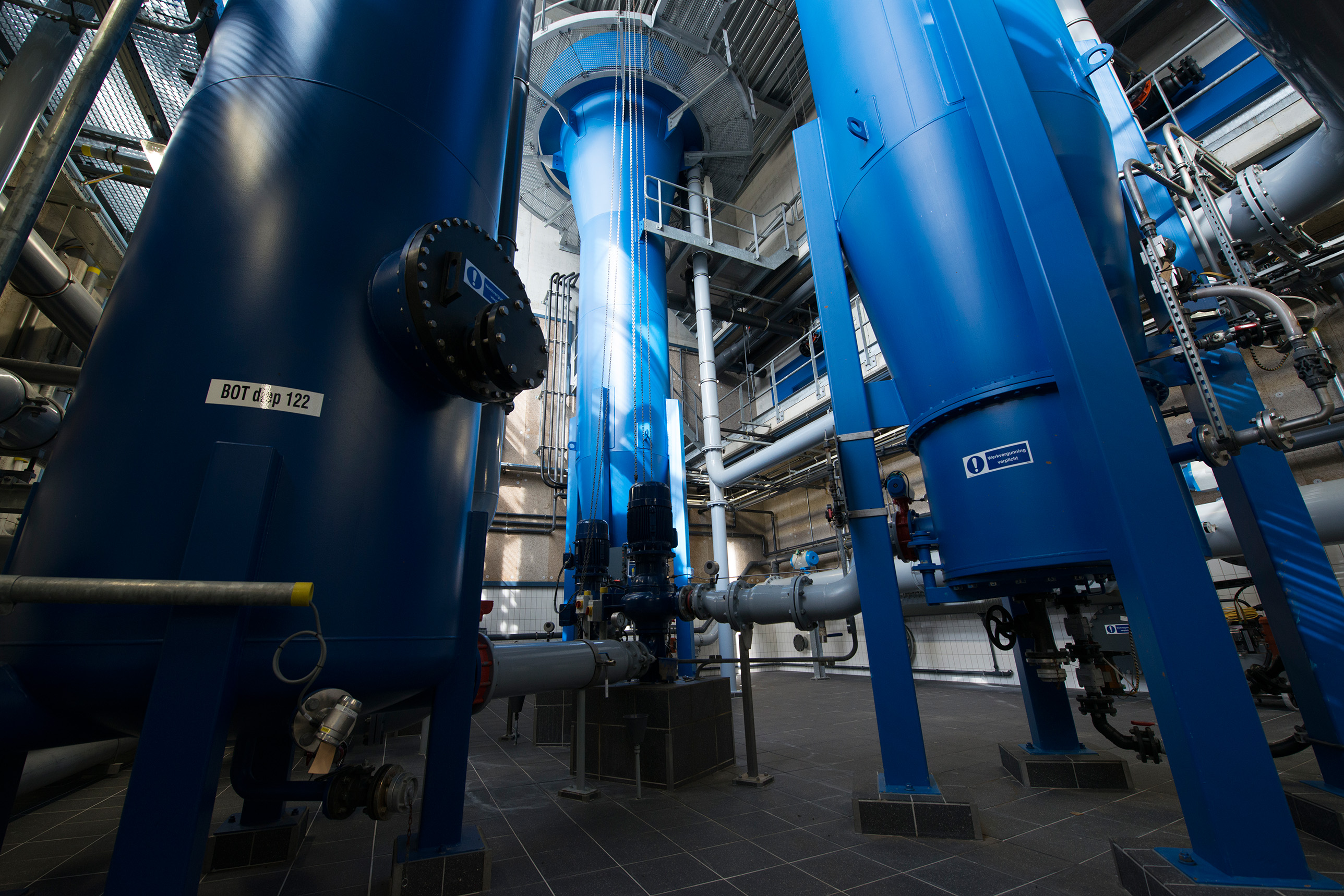 Ketels waterproductiebedrijf