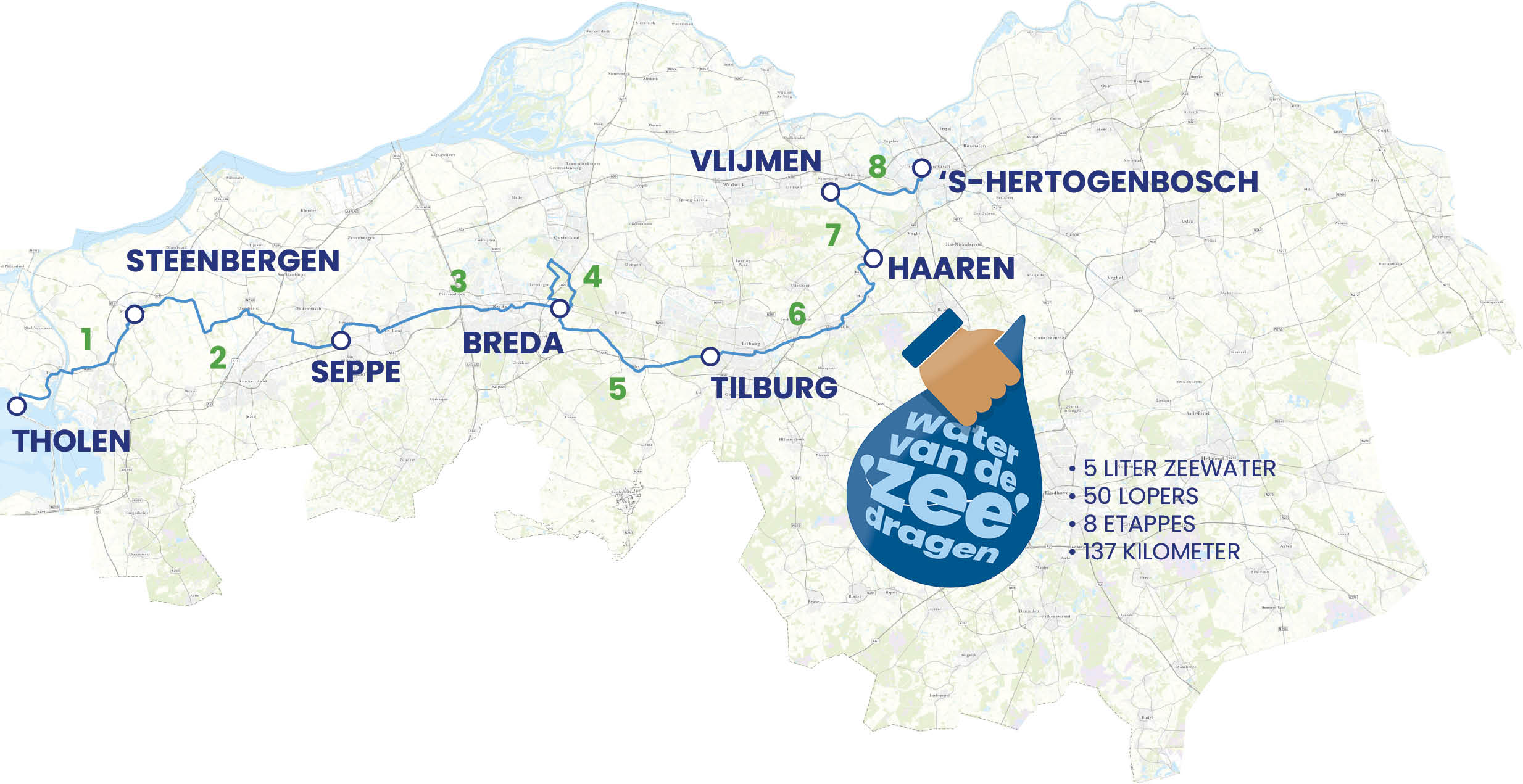 de wandelkaart