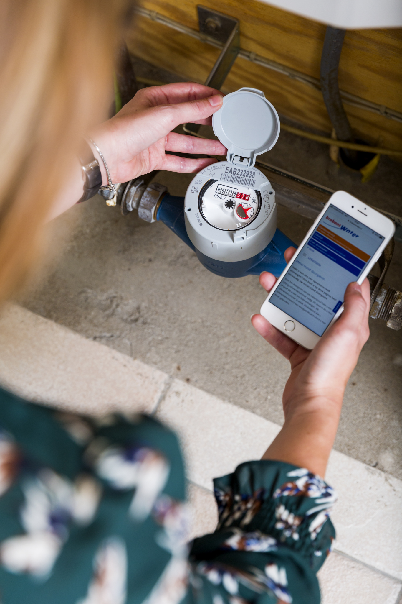 Meterstand doorgeven via mobiel