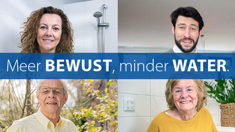 meer bewust minder water