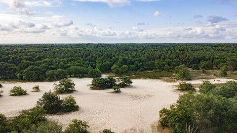 Nulandse Heide Luchtfoto