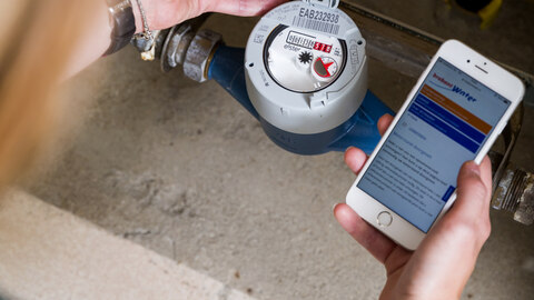 Meterstand doorgeven via mobiel