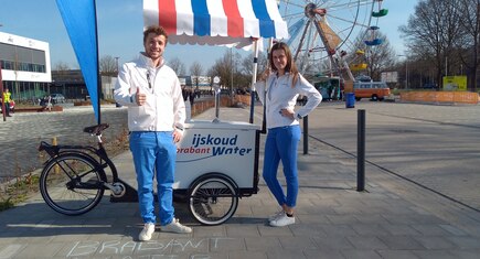 Waterfiets om in te zetten tijdens een evenement