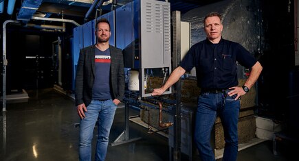 Johan en Marco bij slimme meter