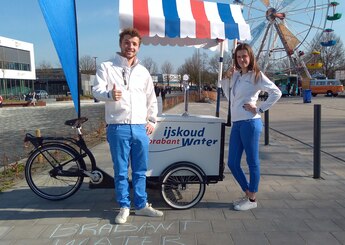 Waterfiets op evenement