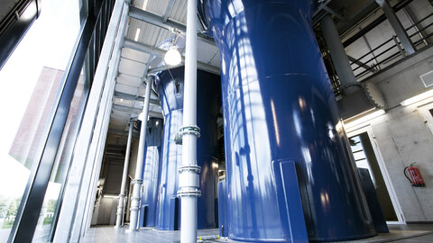 Ketels in waterproductiebedrijf